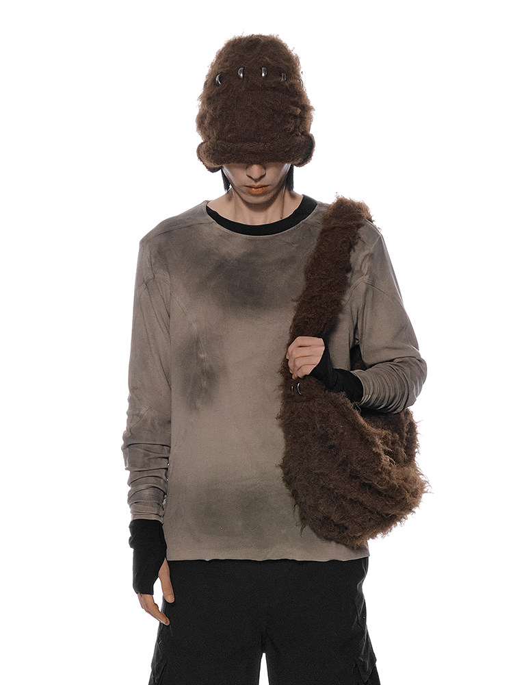 SAVAGE Wool & Silver Accent Sling Bag