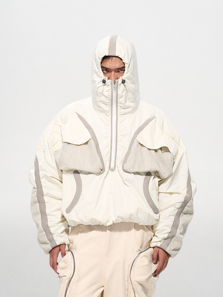 SAVAGES Mesh-Paneled Structural Storm Jacket