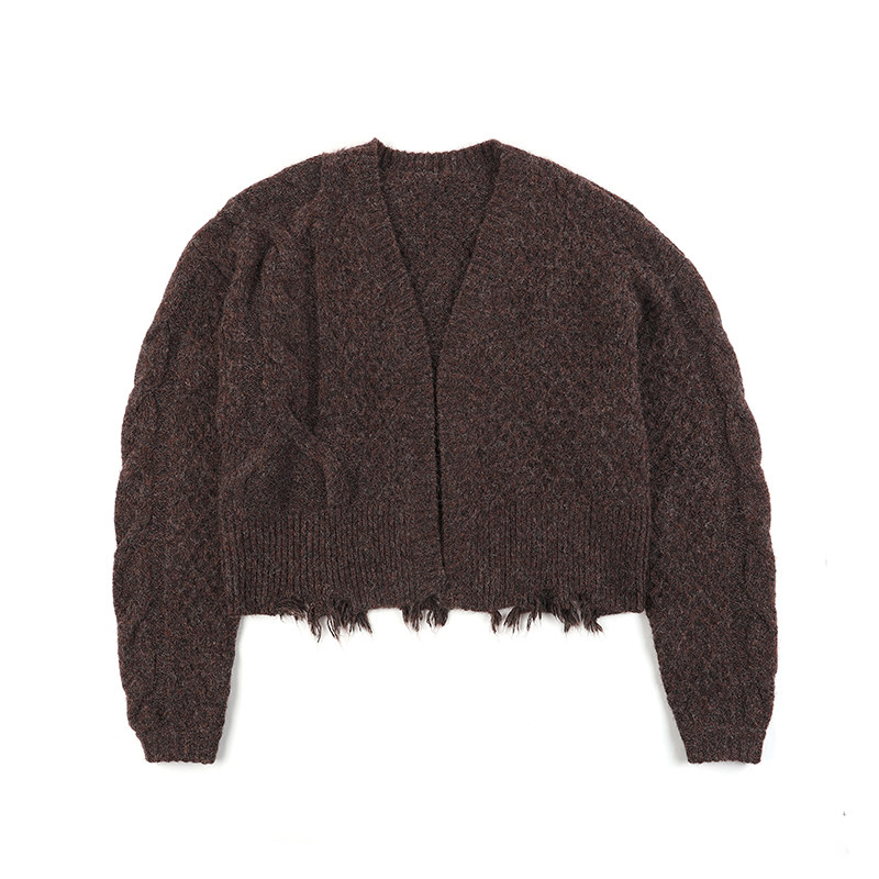 Heavyweight Oversized Wool Cardigan