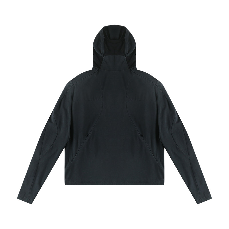 NIGHTCRAWLER Shoulder-Padded Pullover Hoodie