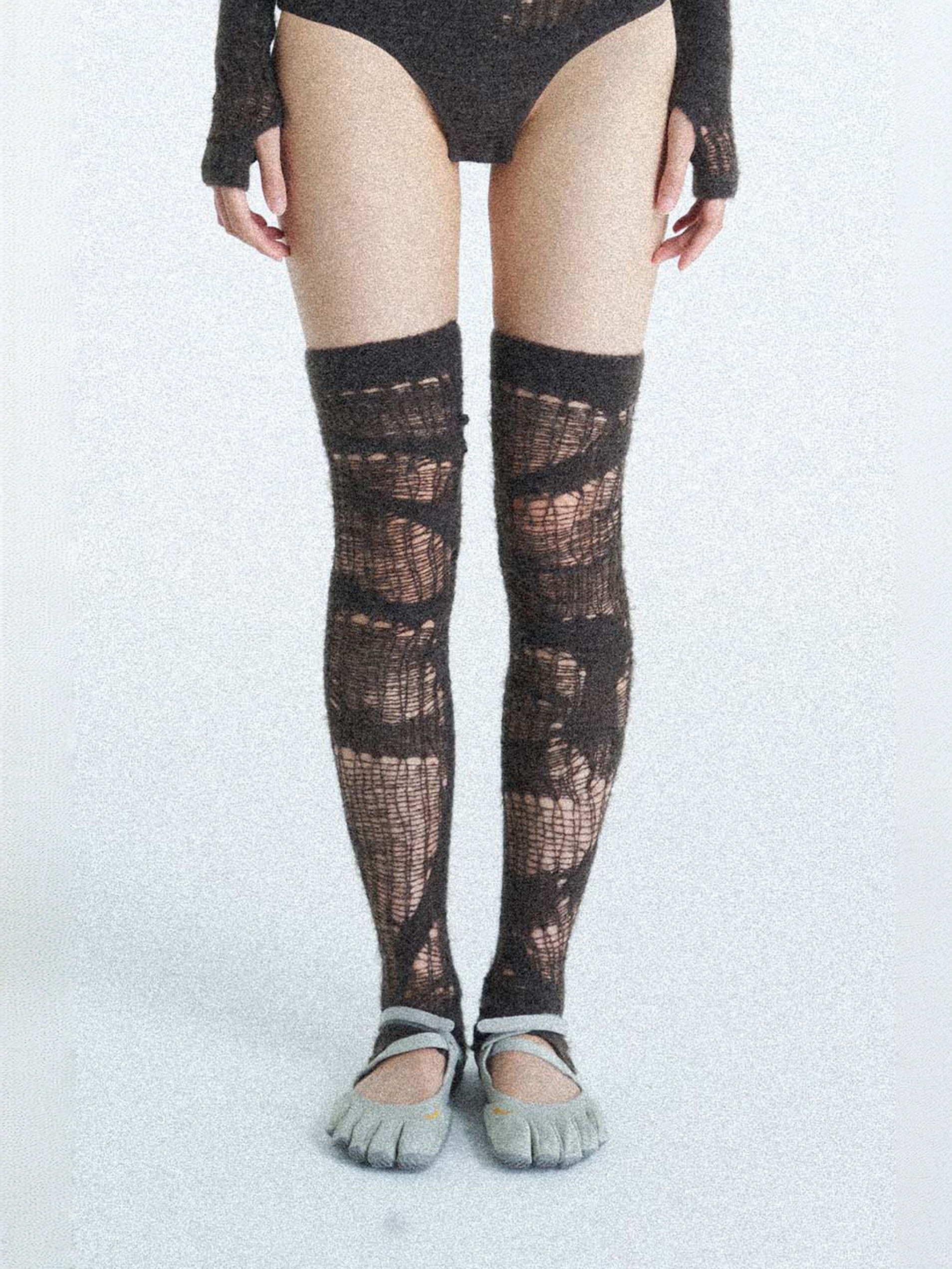 Topographic Knit Sleeve & Sock Set