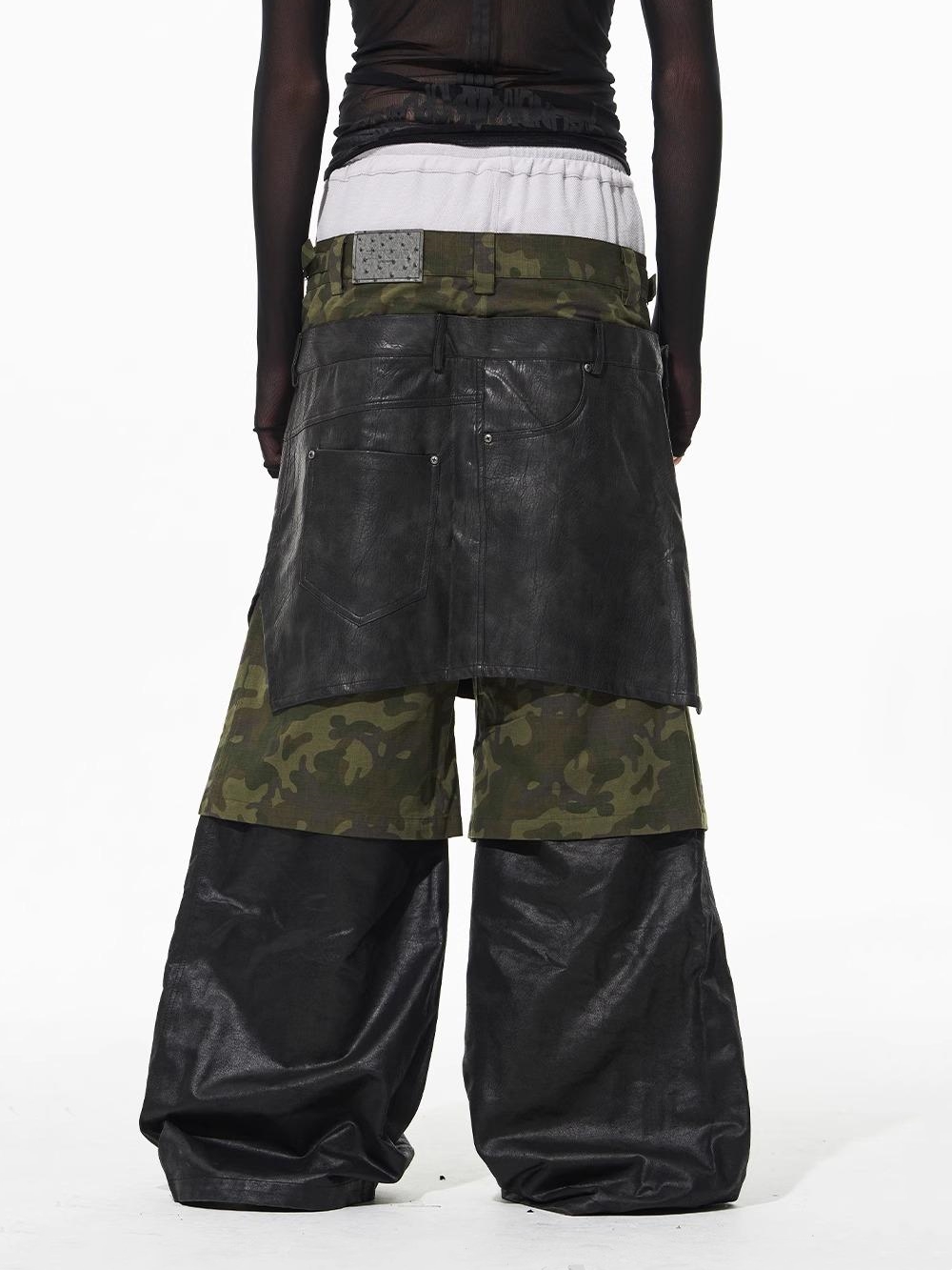 BLINDNOPLAN Multi-Layer Visual Tag Pants