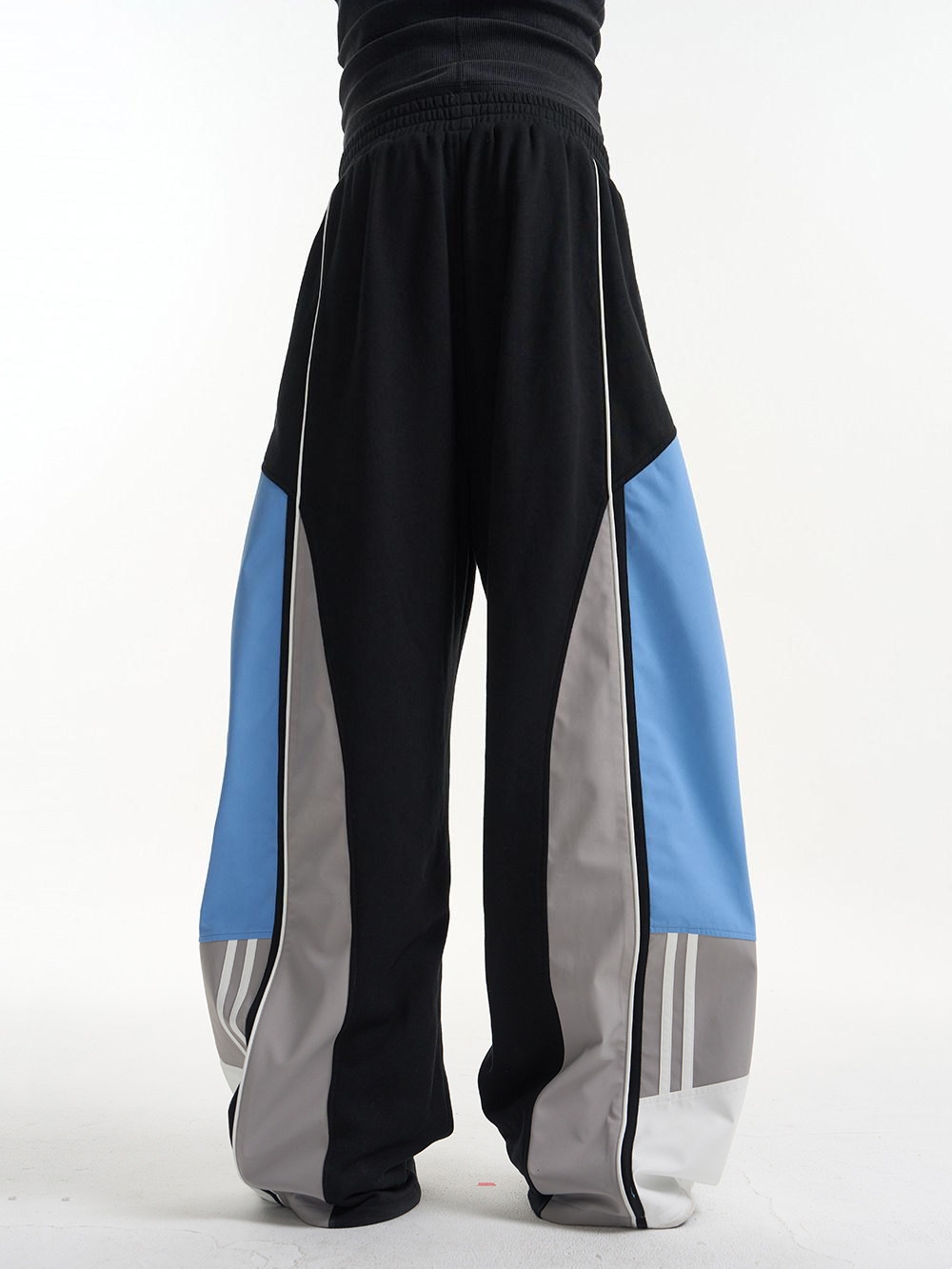 Color-Block Paneled Sport Pants