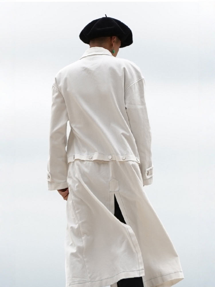 Detachable White Coat