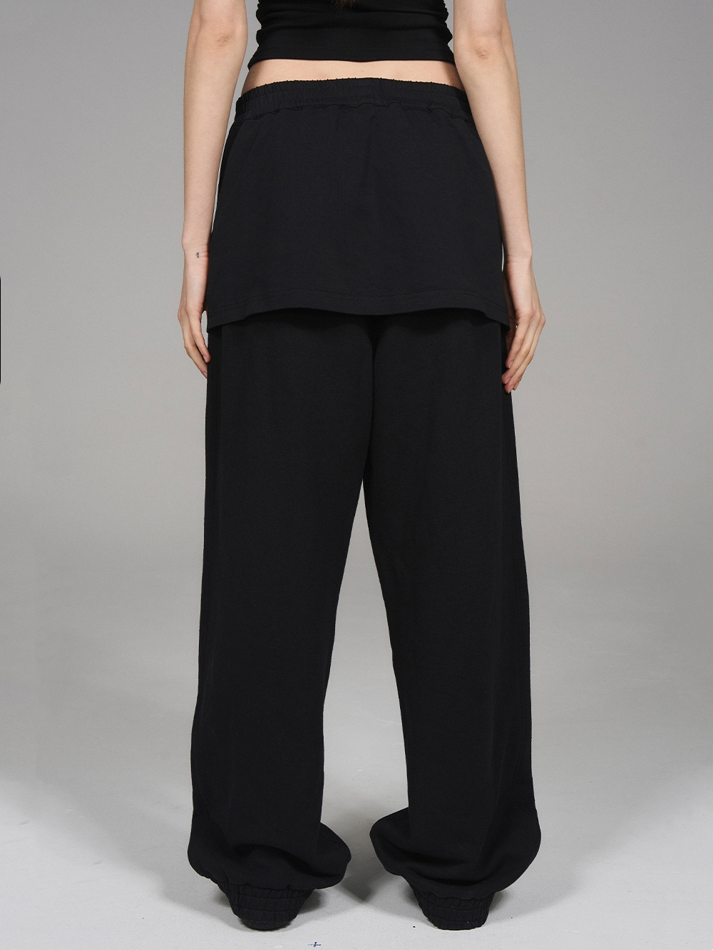 BLINDNOPLAN Level Series Layered Sporty Drawstring Jogger Pants