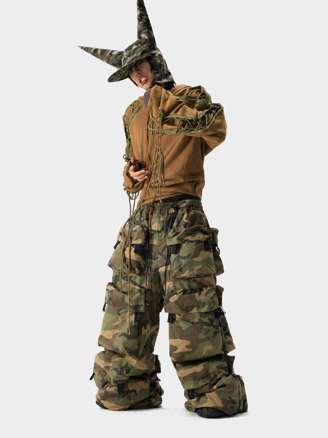 Camouflage Multi-Pocket Utility Pants