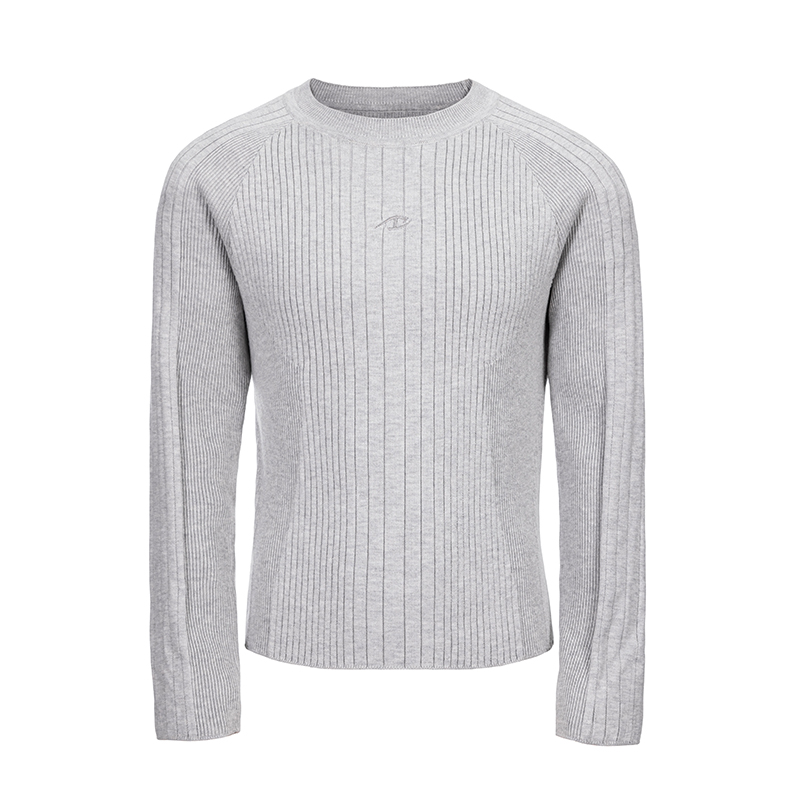 Fluid Wool-Blend Knit Sweater