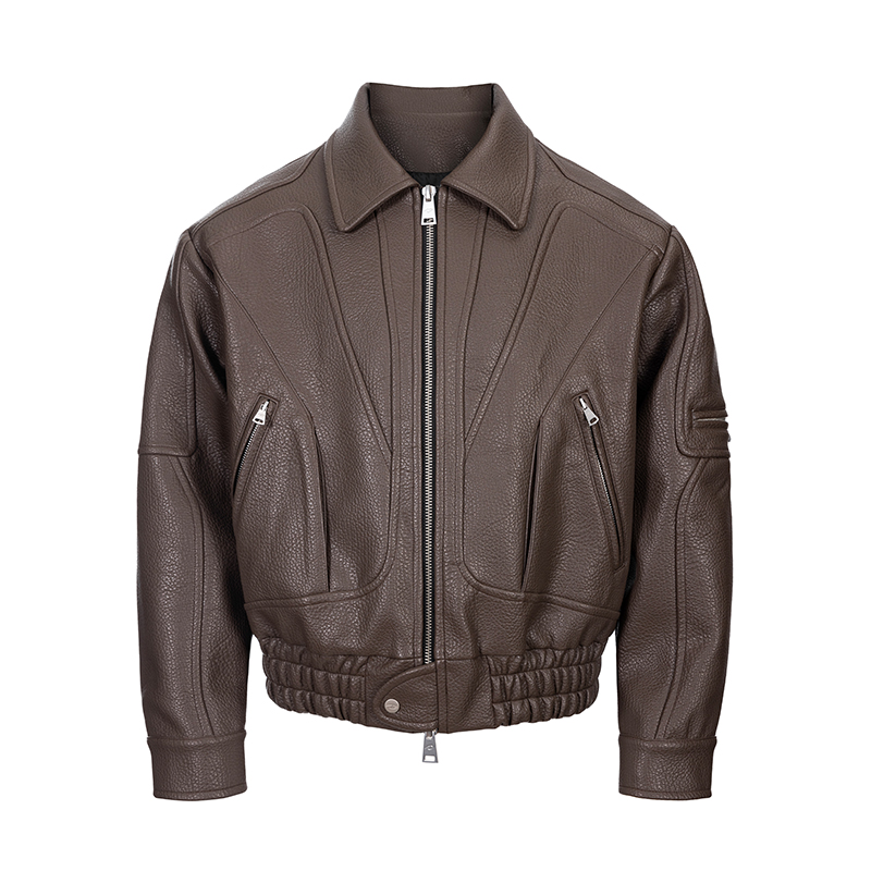 Troy Oversized Leather Jacket