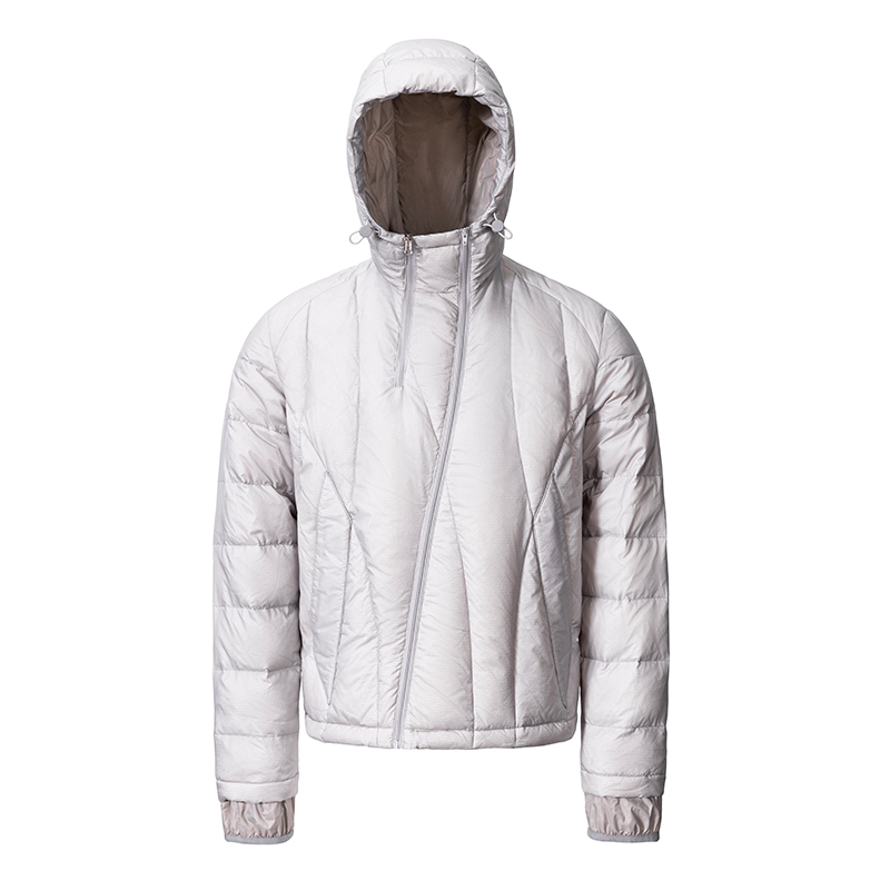 Phantom Vision Diagonal-Zip Down Jacket
