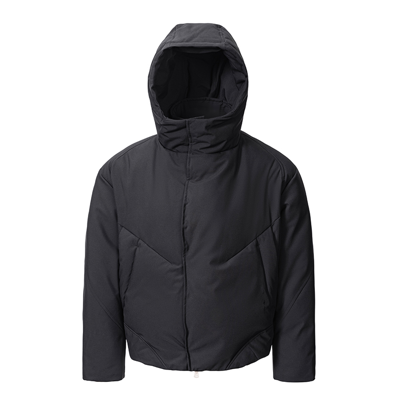 Creed Diagonal-Front Quilted Down Jacket