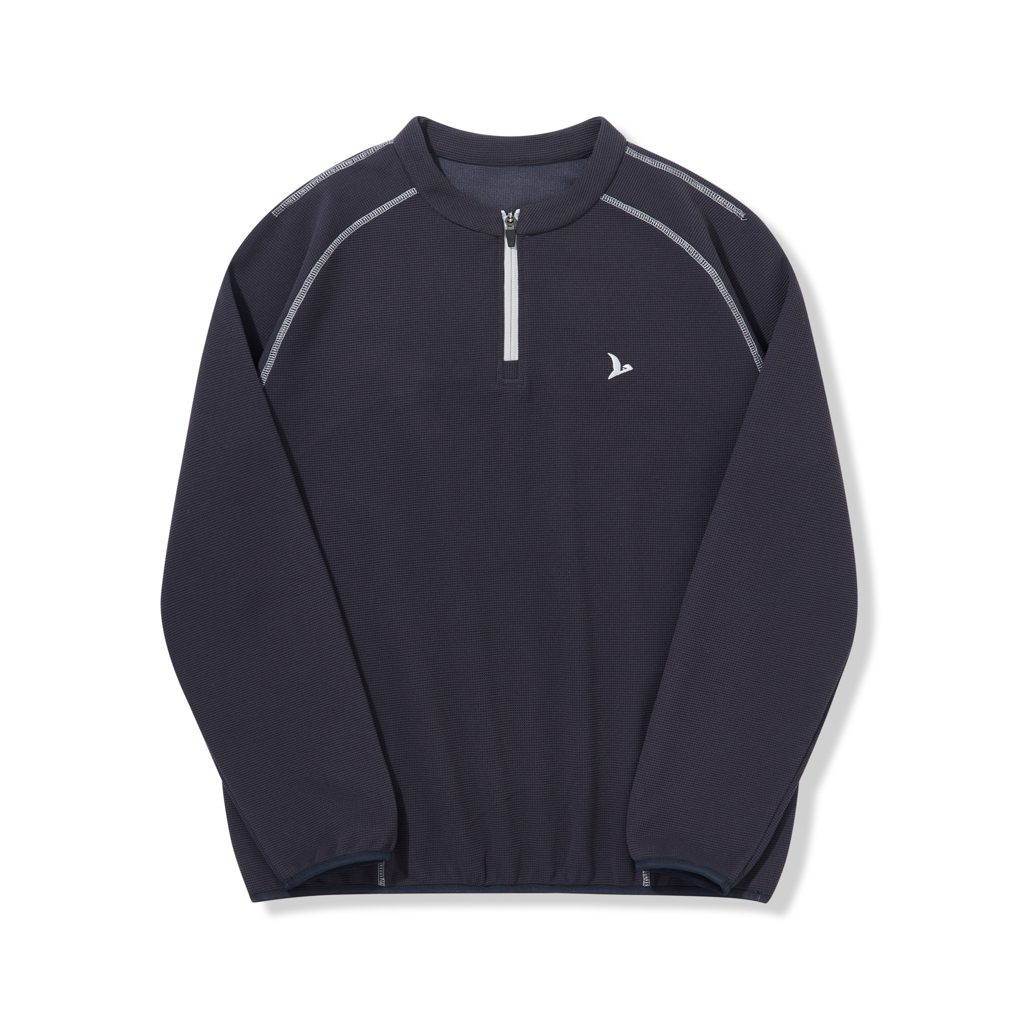 Waffle-Knit Half-Zip Sweatshirts