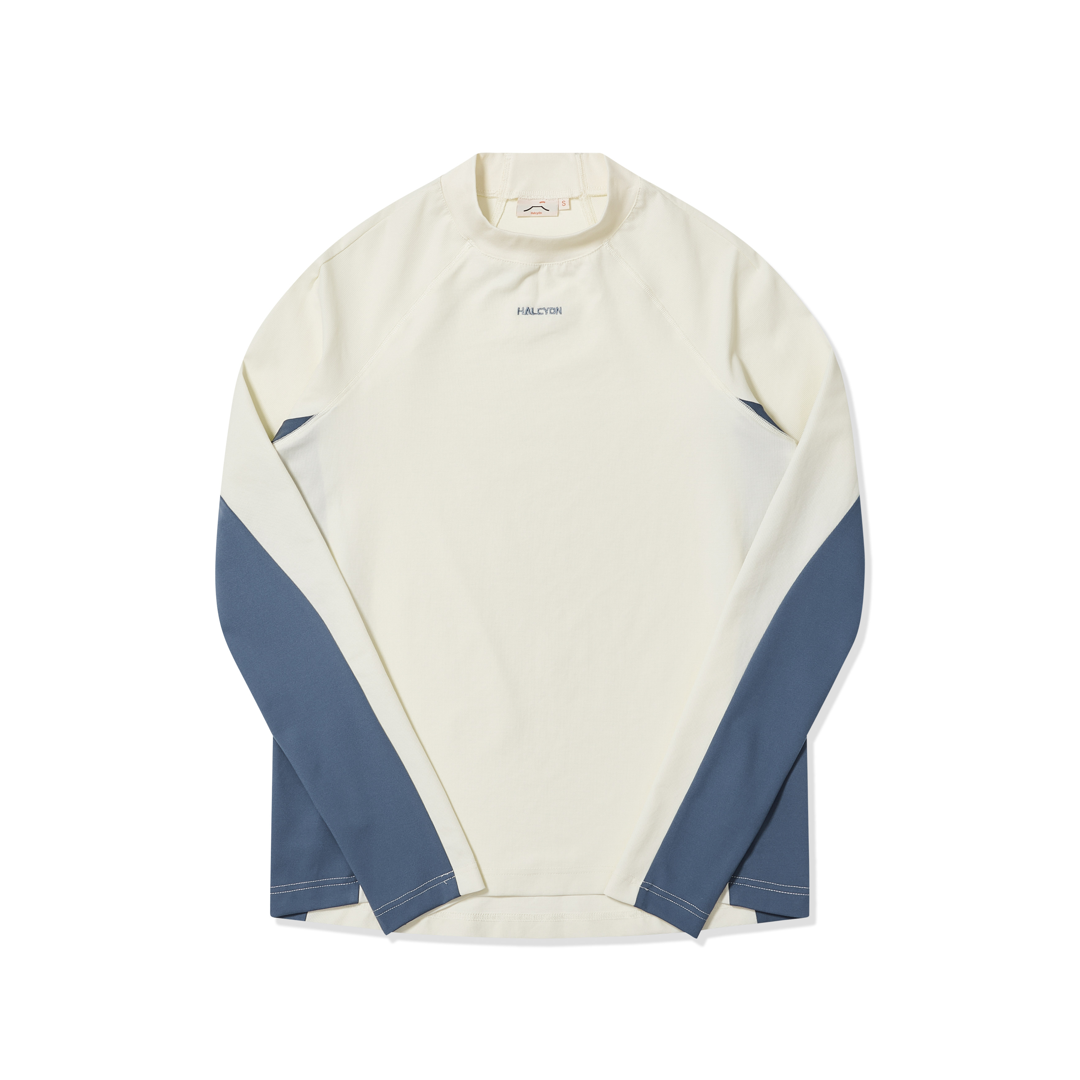Stretch Waffle-Knit Sport Long Sleeve