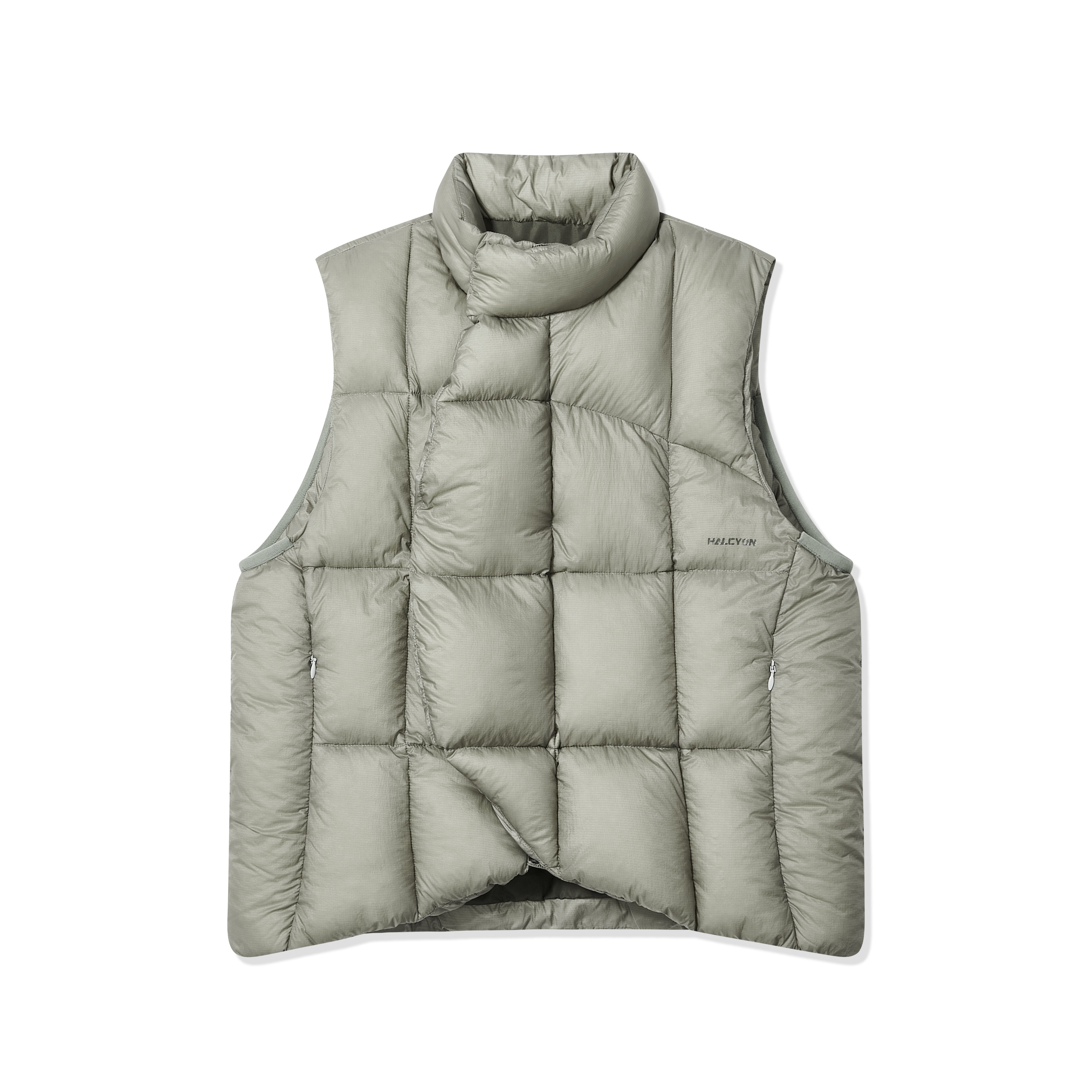 Lightweight White Duck Down Vest