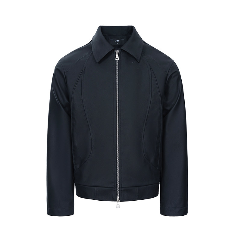 Crimson Blade Black-Red Rafa Leather Jacket 