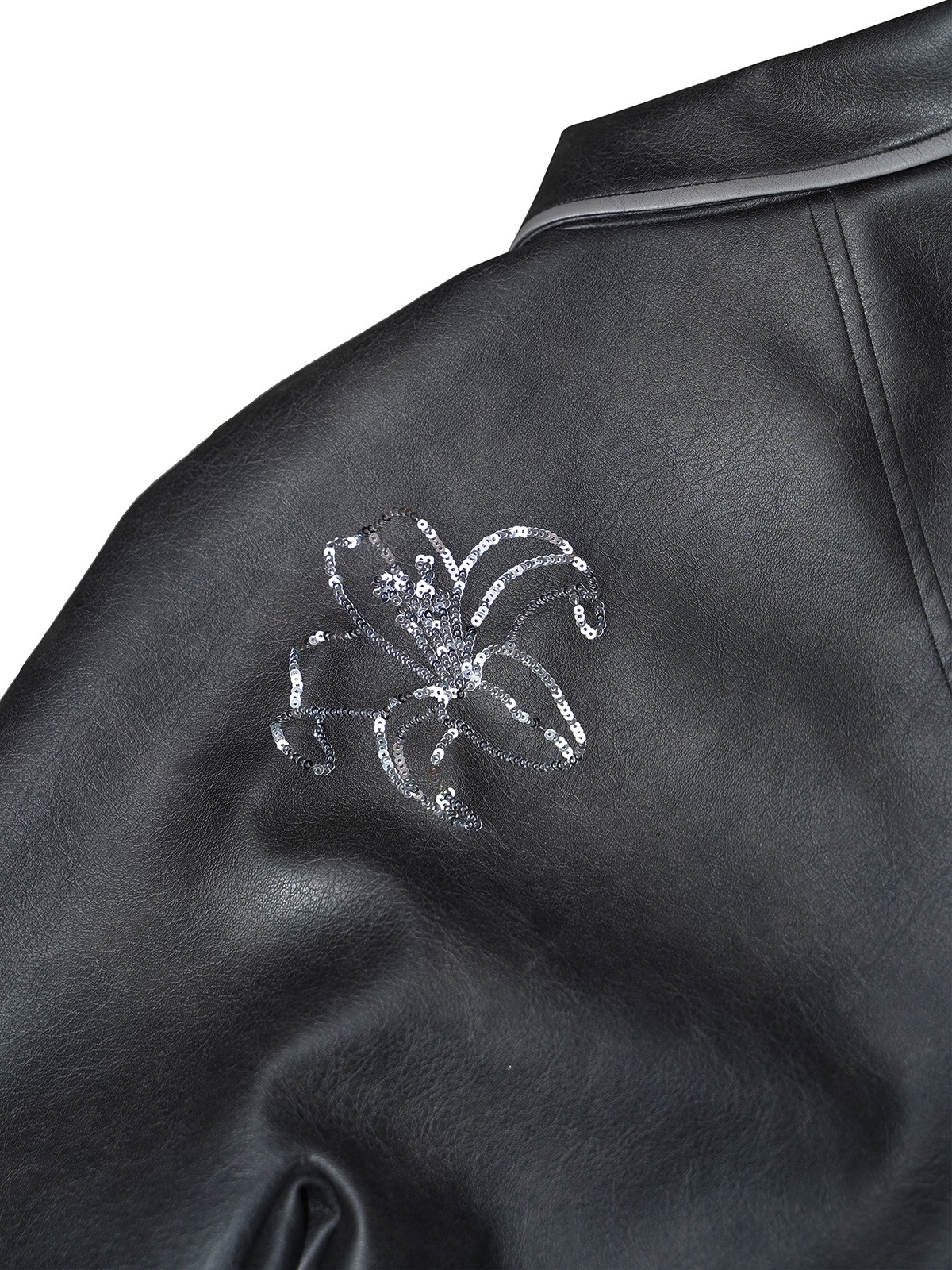 Lily Leather Trench Coat