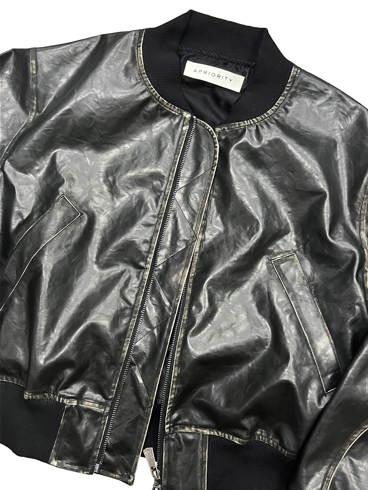 Ma-1 Leather Jacket