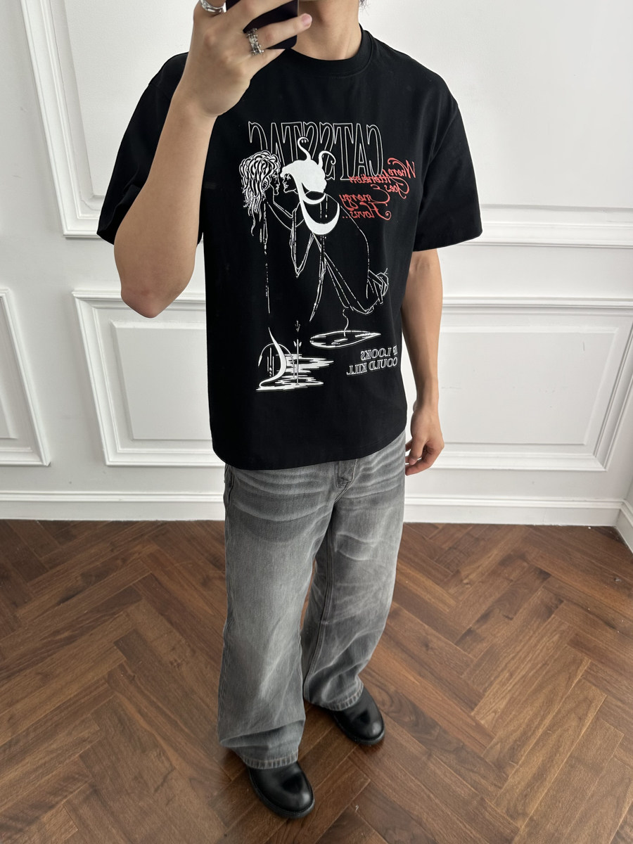 Medusa Cooling Cotton Graphic Tee