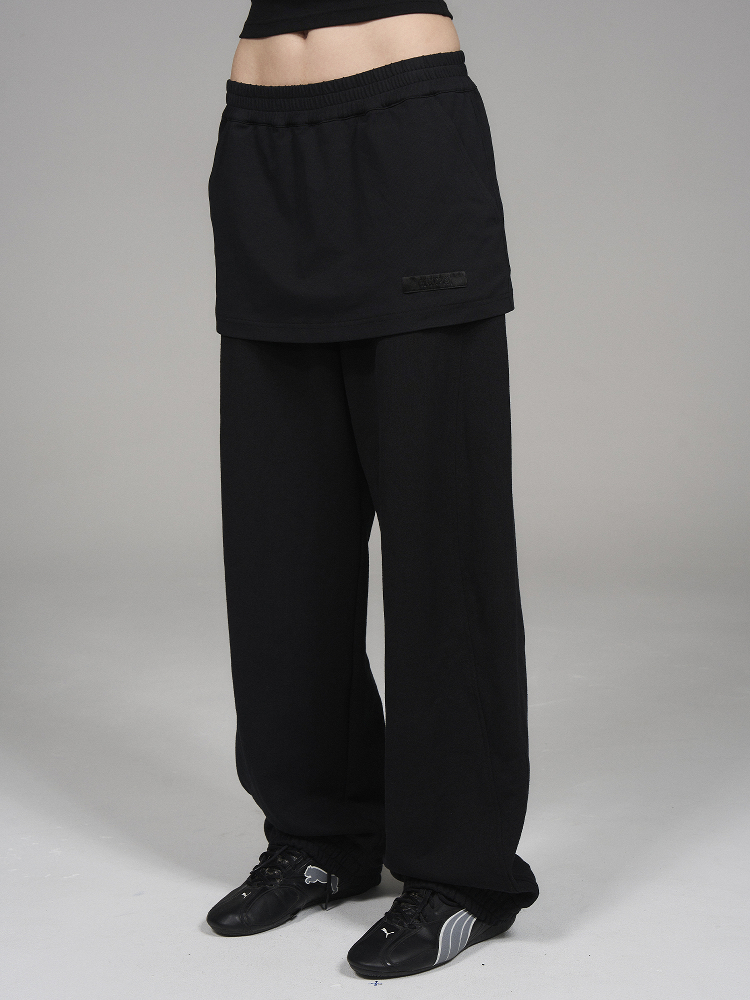 BLINDNOPLAN Level Series Layered Sporty Drawstring Jogger Pants