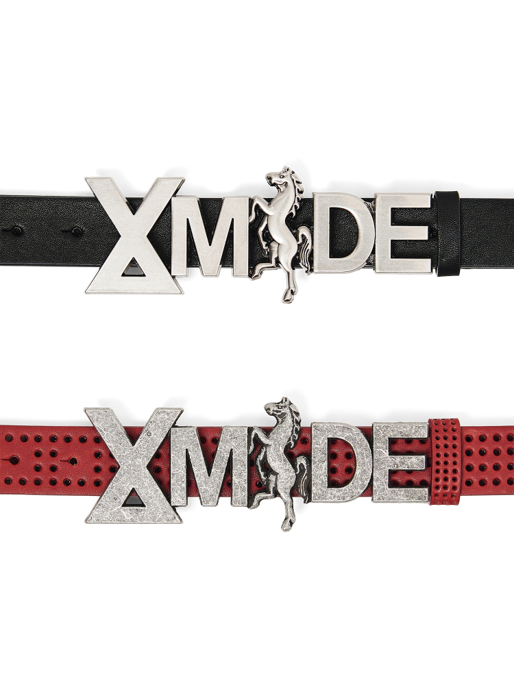 EXITMODE BY BLINDNOPLAN War Horse Full-Grain Leather Distressed Belt