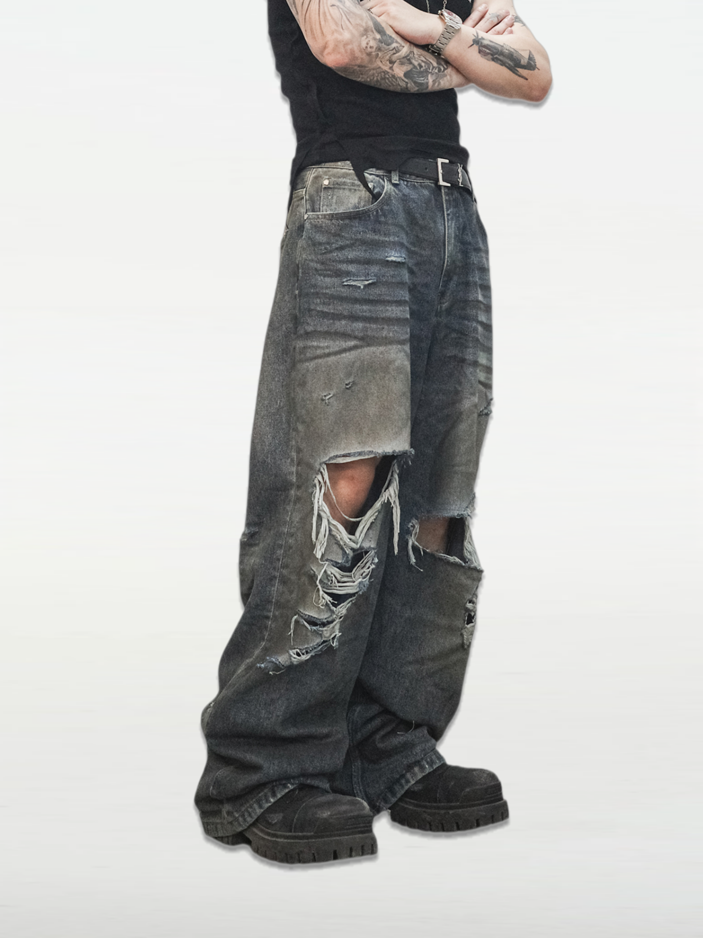 Muddy Rip Denim Pants