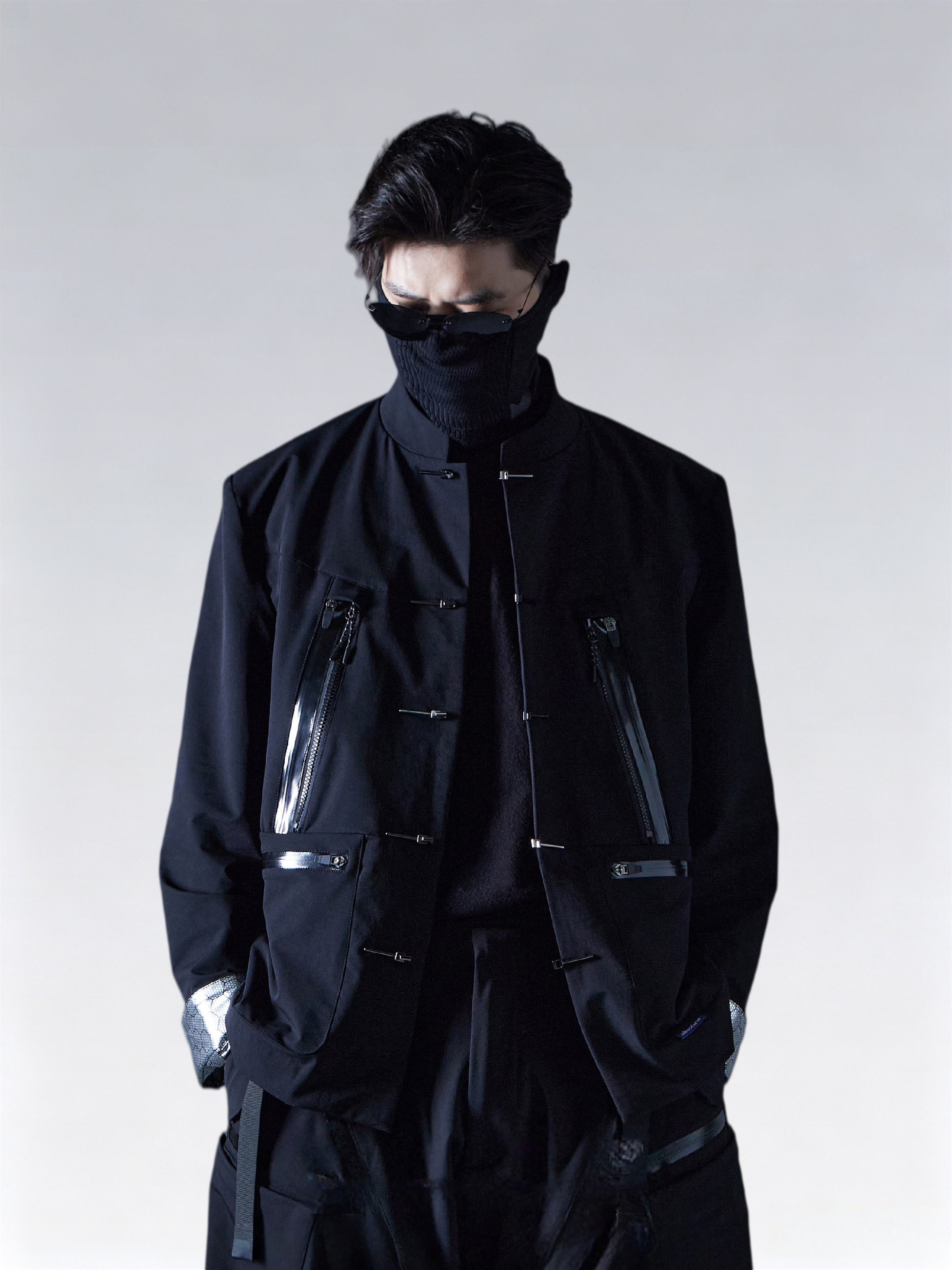 Chinese-Style Stand Collar Jacket