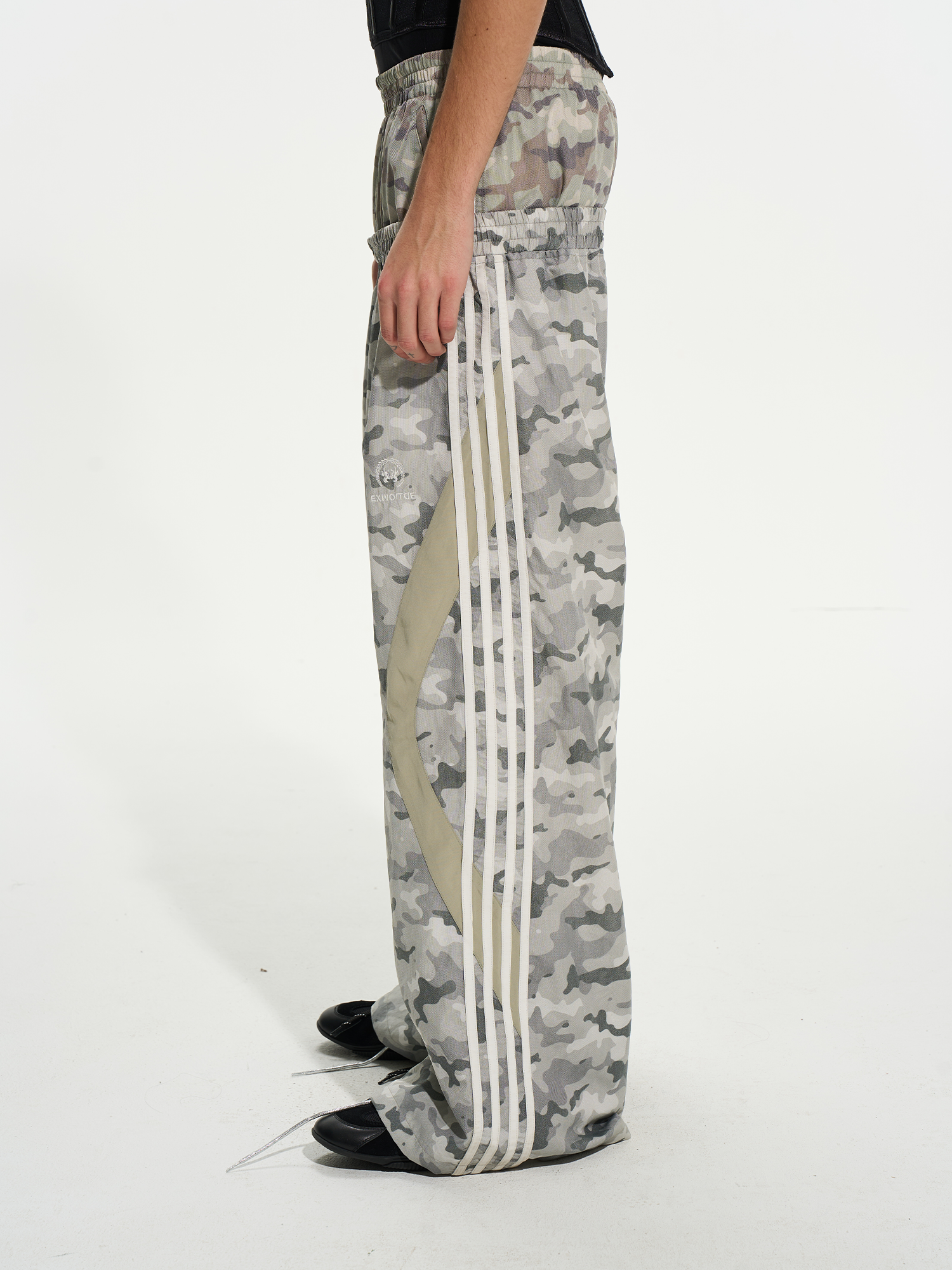 Double-Waist Camo Sports Pants