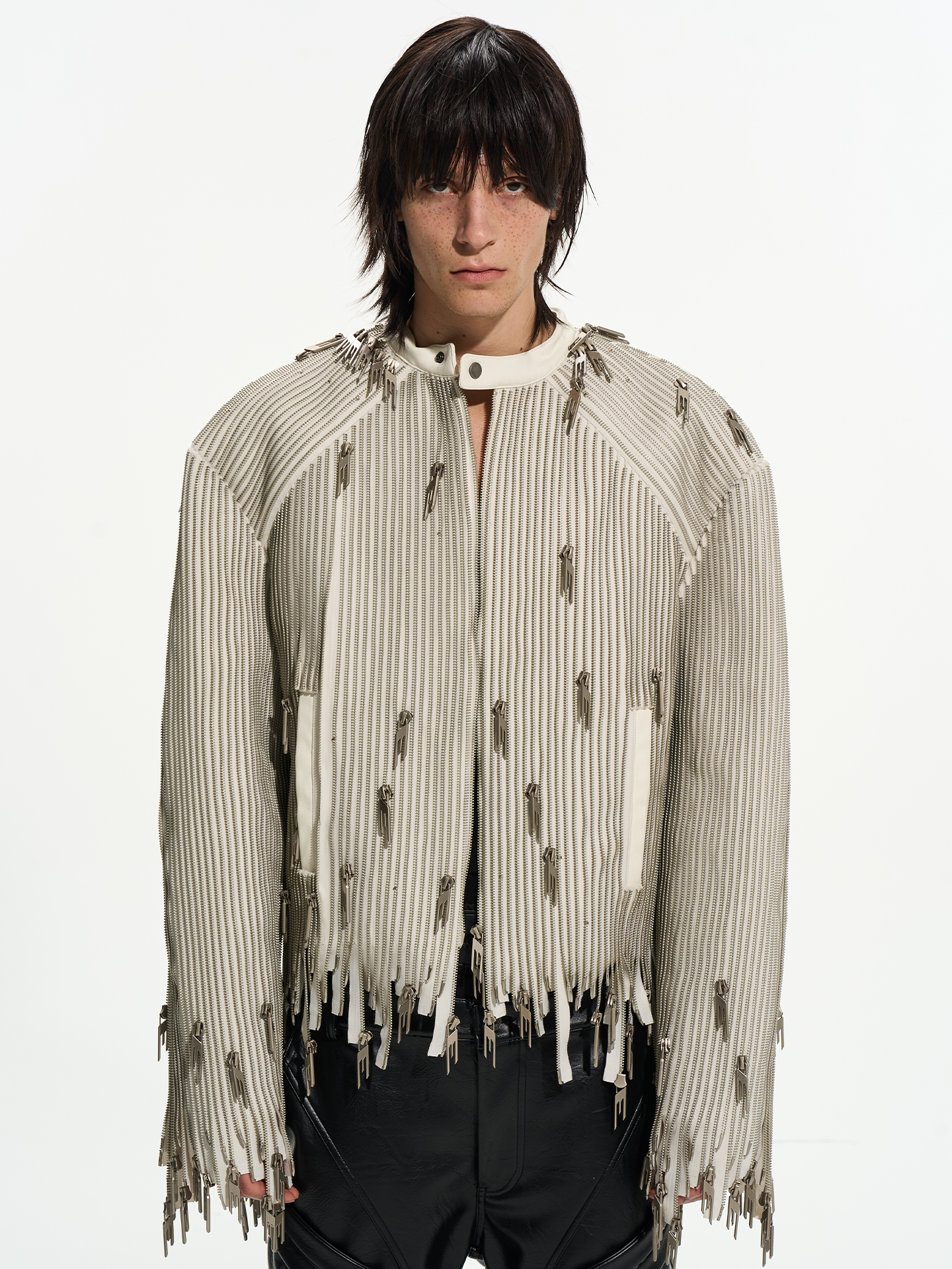 Custom Zipper Tassel Oversized Jacket