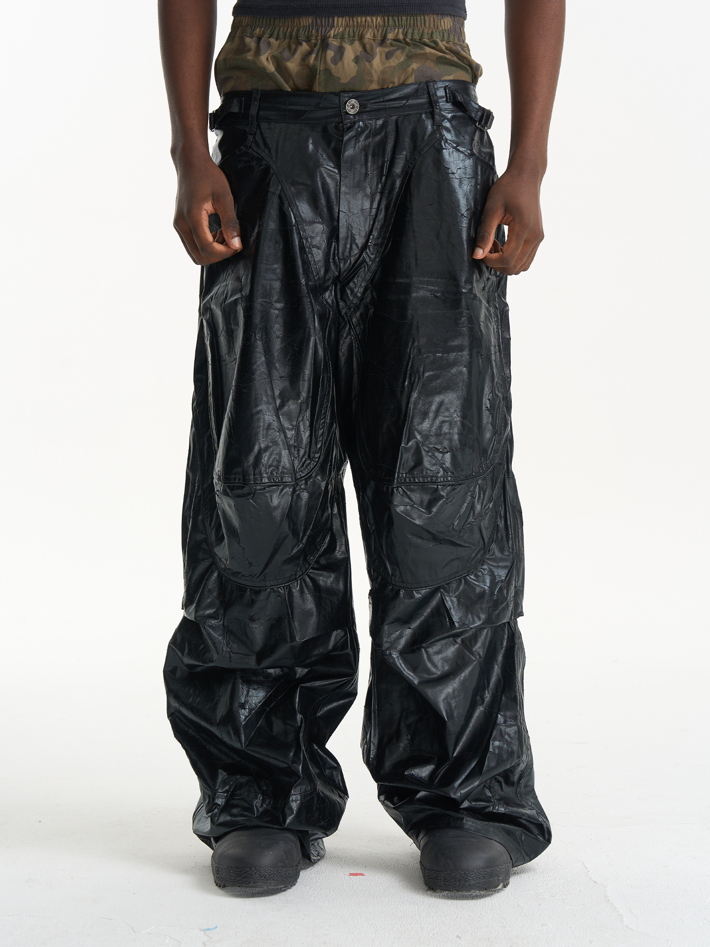 Bat Collaboration Tag Two-in-One Cargo Pants