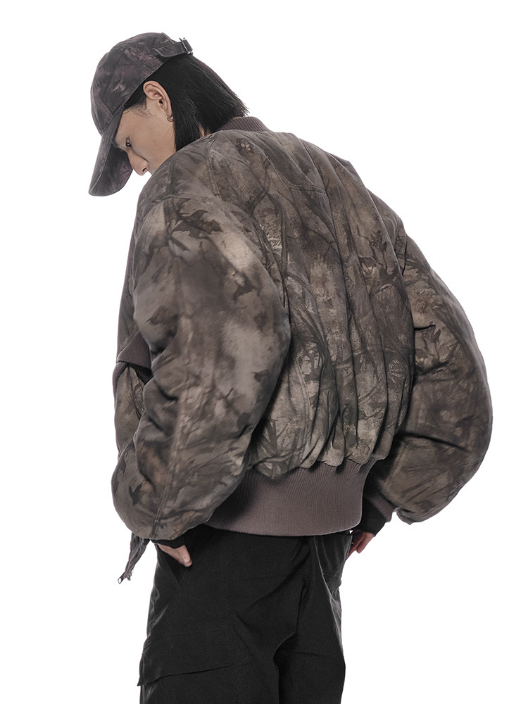 FORESTCAMO Camo Print Cotton Jacket