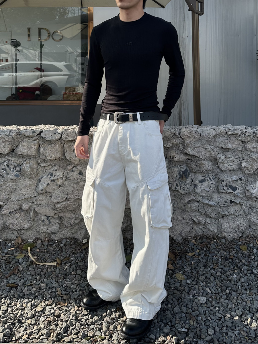 Palace Portico Raw Denim Cargo Pants