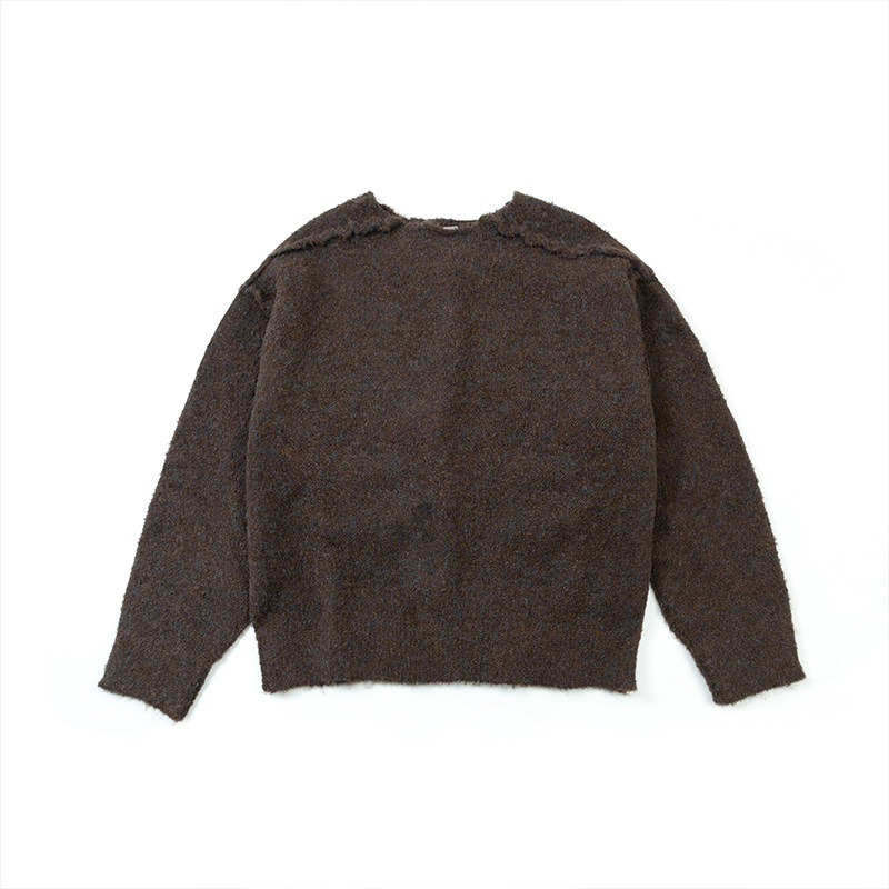 Wasteland Cropped Box Knit Sweater