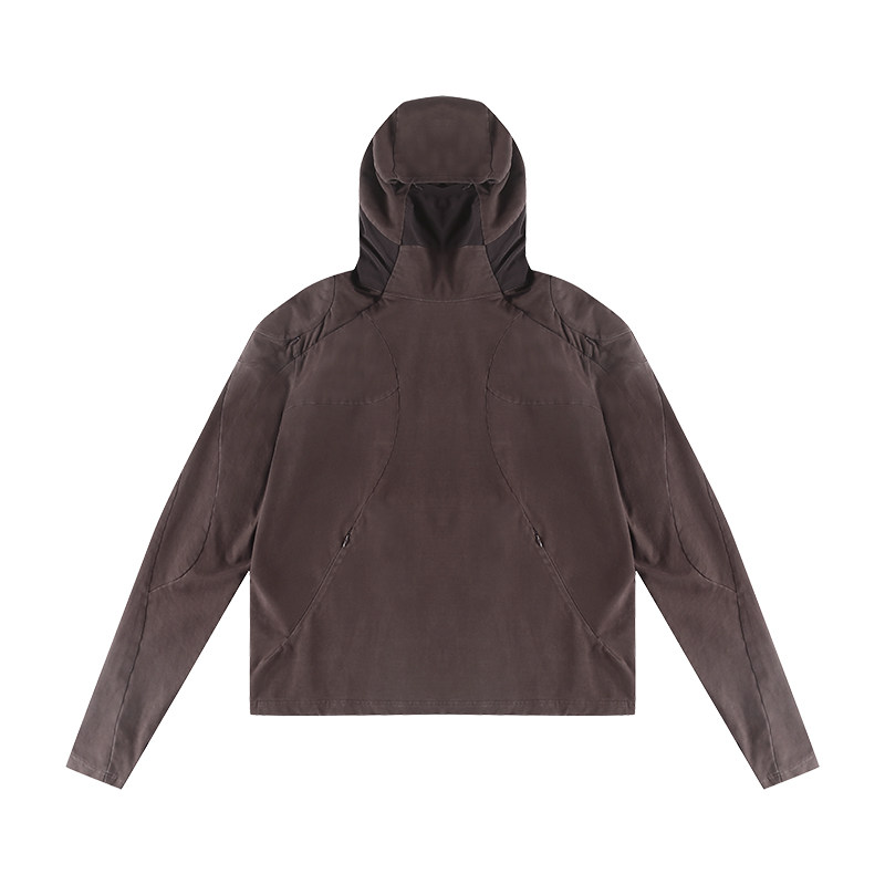 NIGHTCRAWLER Shoulder-Padded Pullover Hoodie