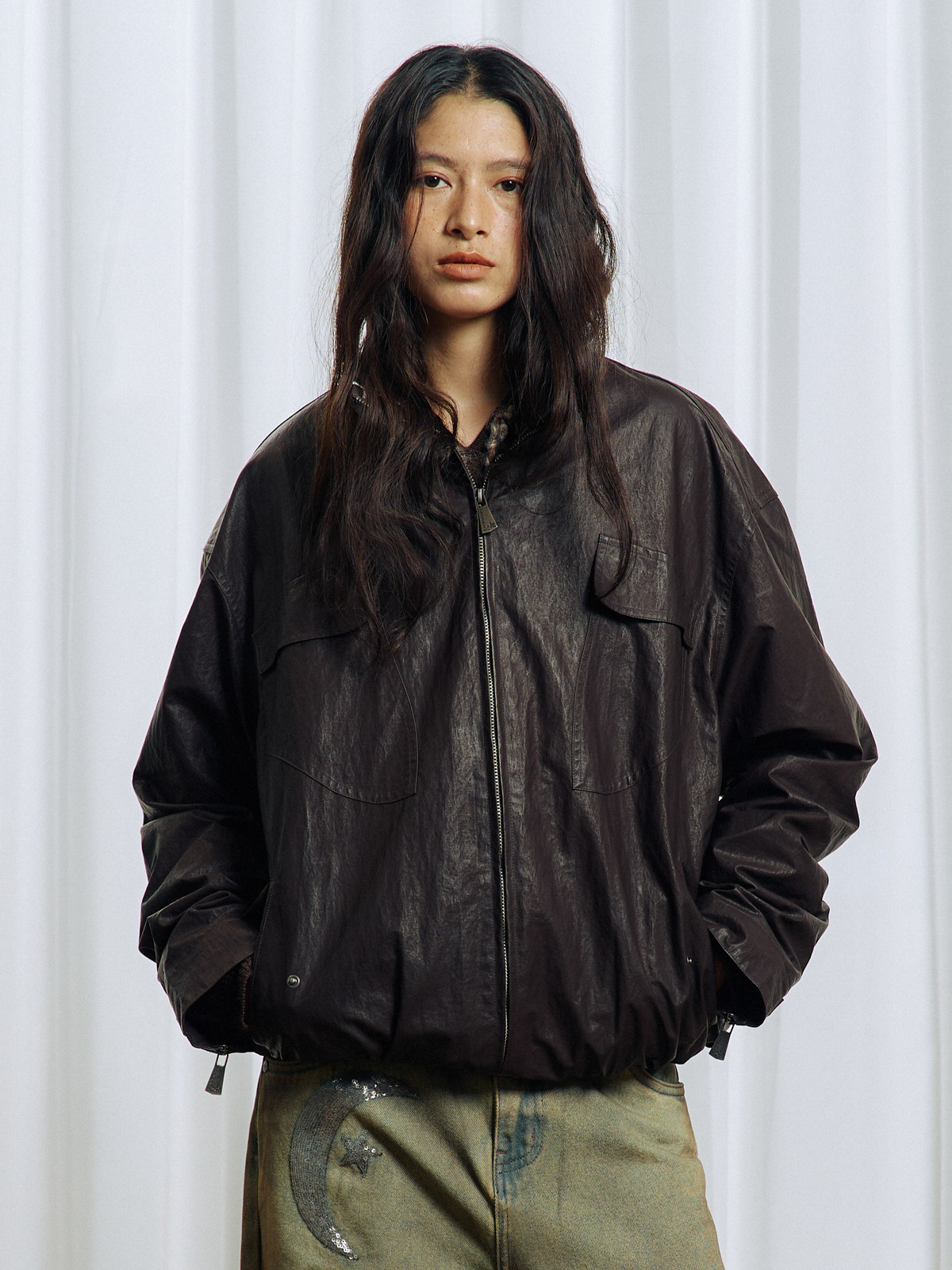 Oil Wax Leather Jacket