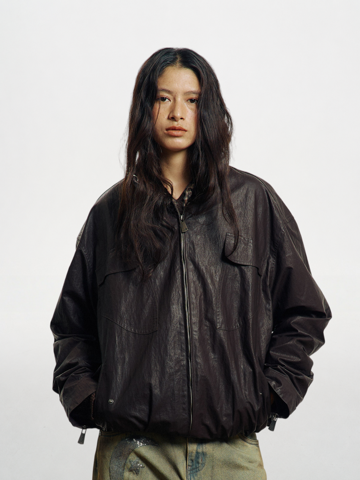 Oil Wax Leather Jacket
