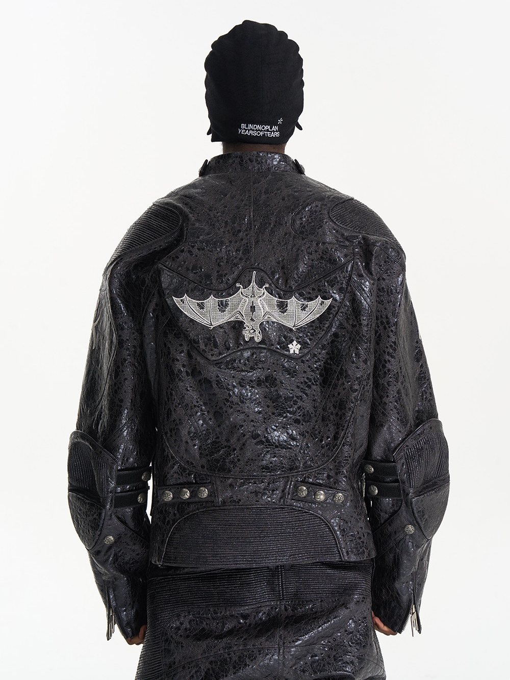 Bat Collaboration Motorcycle Jacket