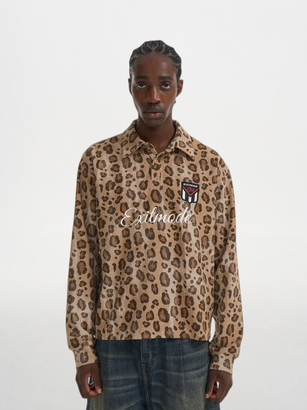 Leopard Print Sport Polo