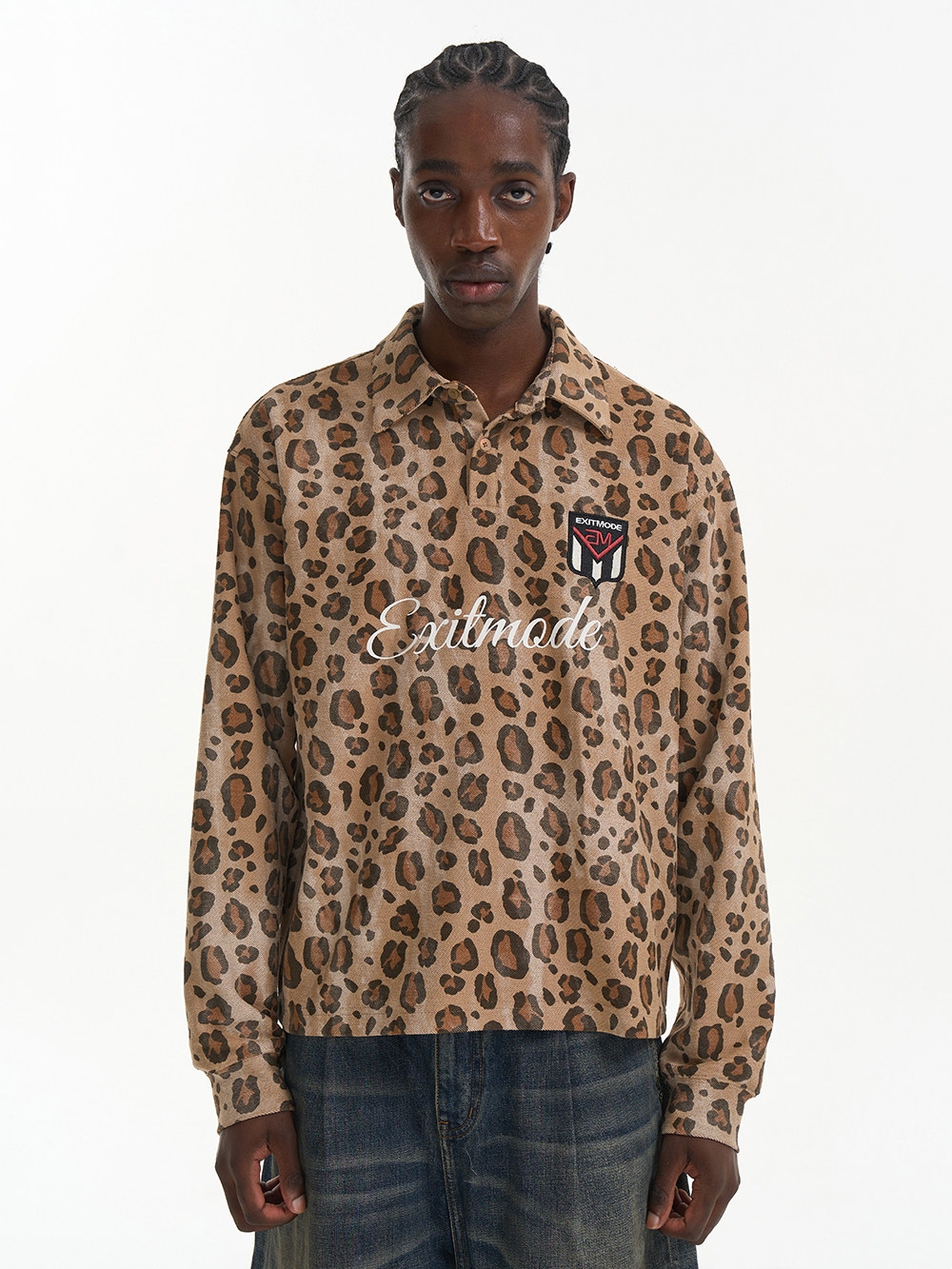 Leopard Print Sport Polo