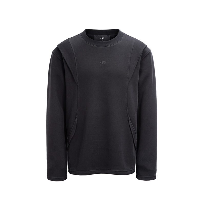 Foam-Knit Articulated Long Sleeve Top