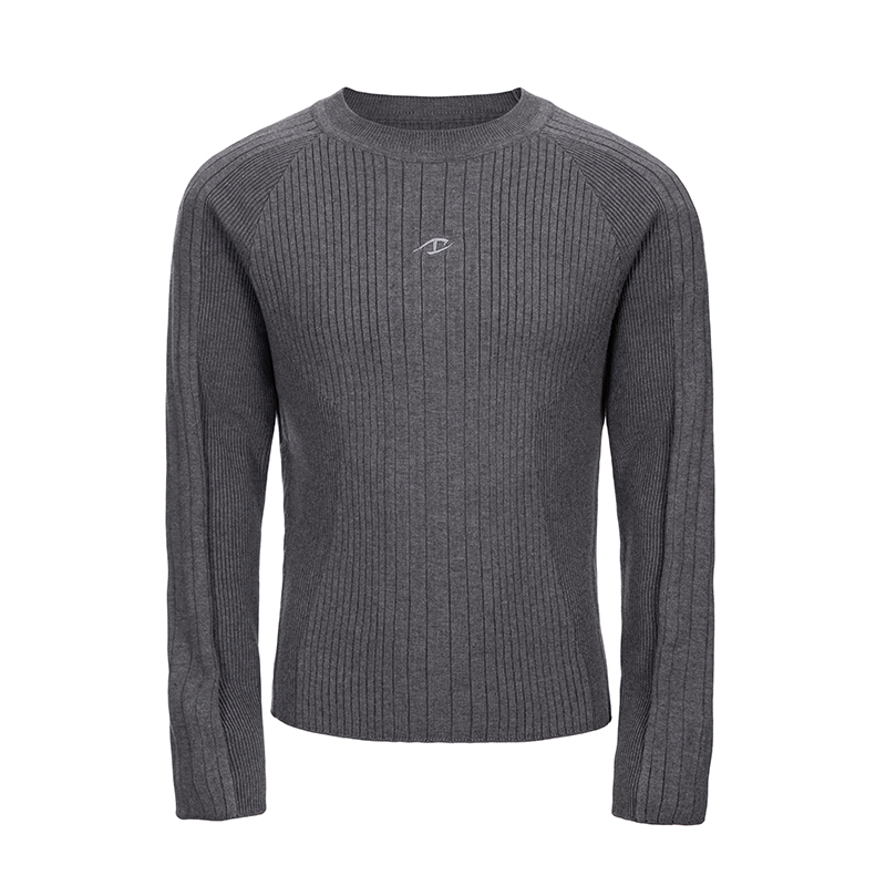 Fluid Wool-Blend Knit Sweater