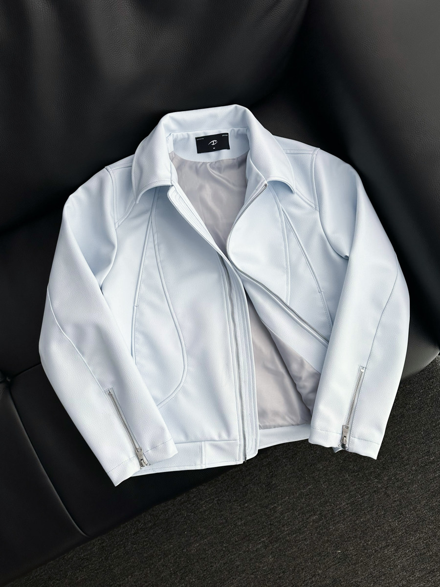 Crimson Blade Black-Red Rafa Leather Jacket 