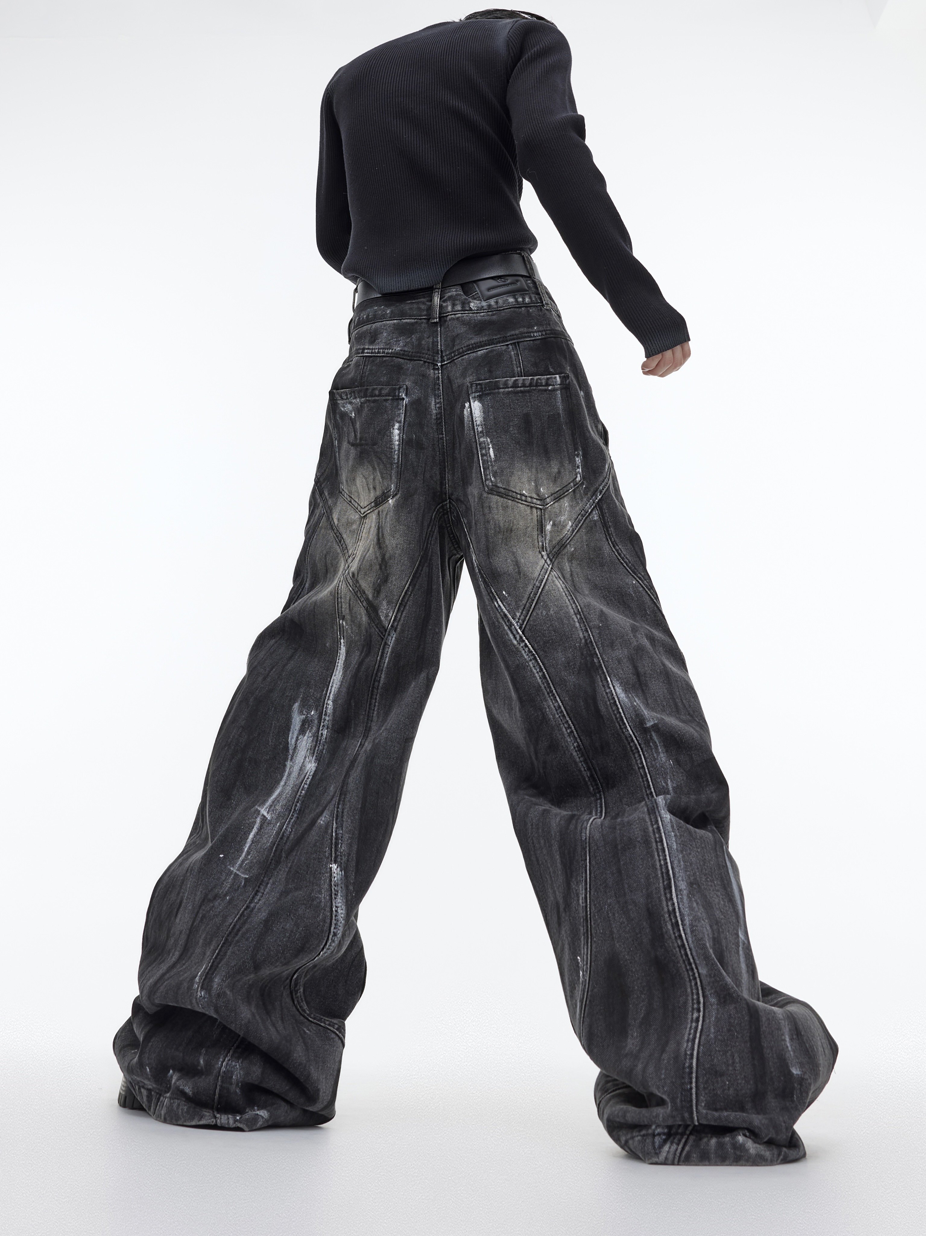 Wasteland Washed Loose Jeans