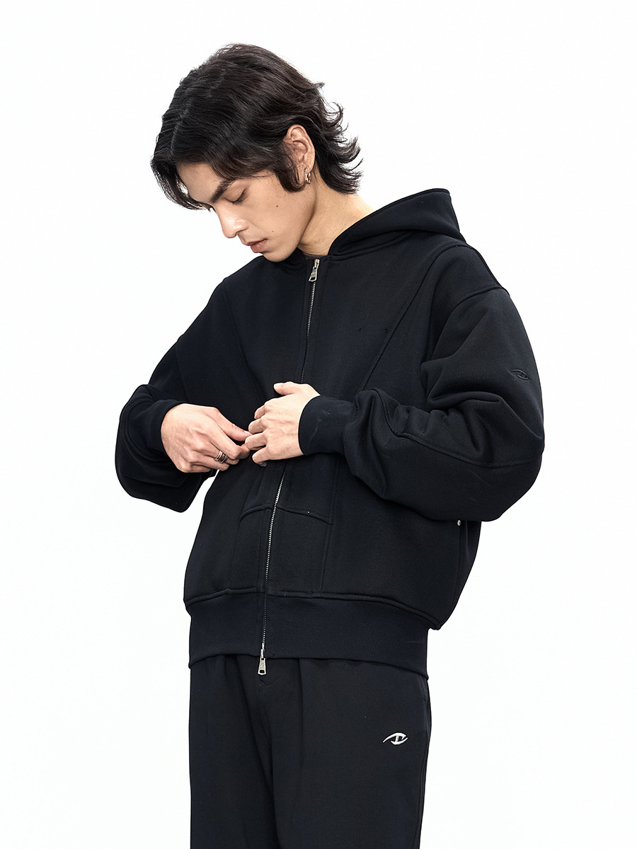 CATSSTAC Heavyweight Arc-Seamed Hooded Zip-Up