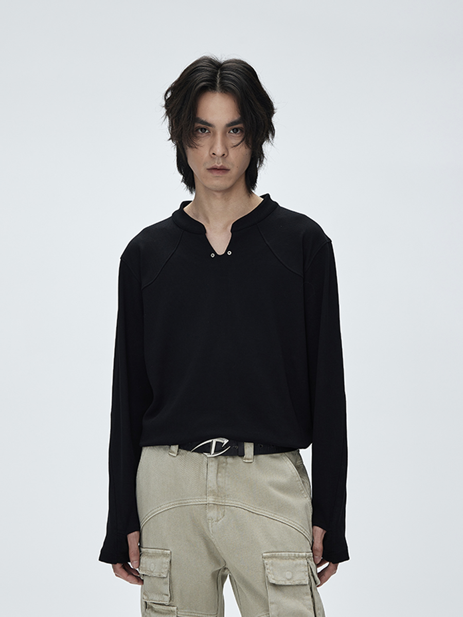 CATSSTAC V-Neck Paneled Base Layer