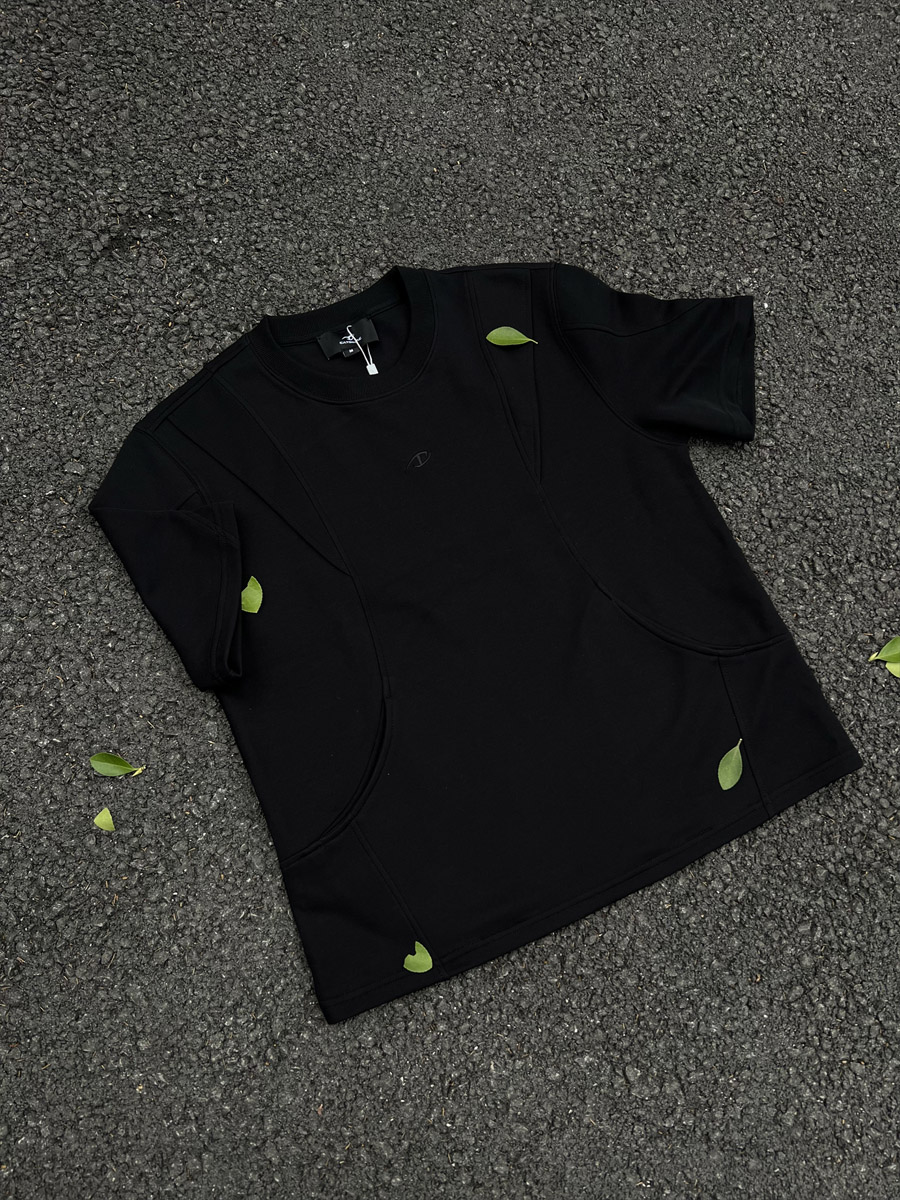 CATSSTAC Foam-Knit Paneled T-Shirt