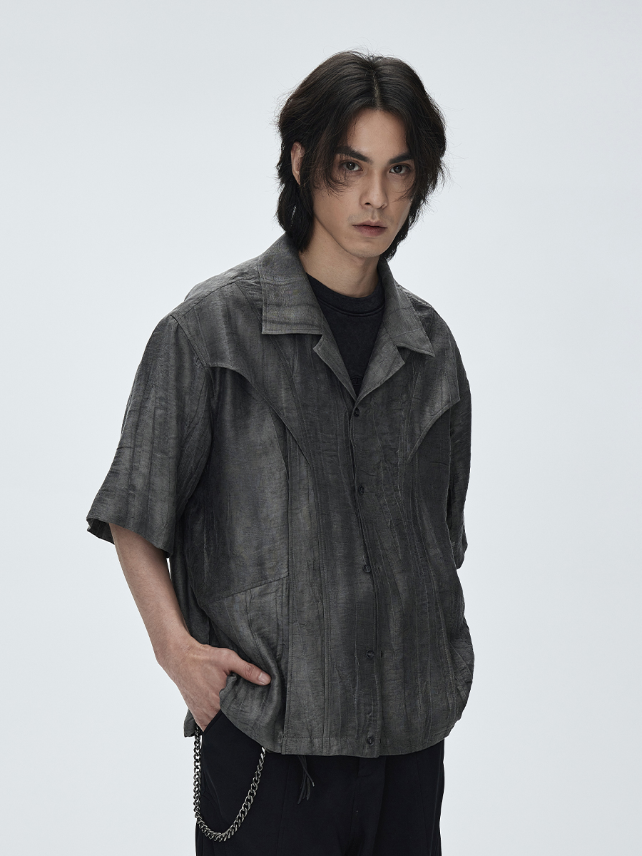 CATSSTAC Withered Leaf Deconstructed Shirt