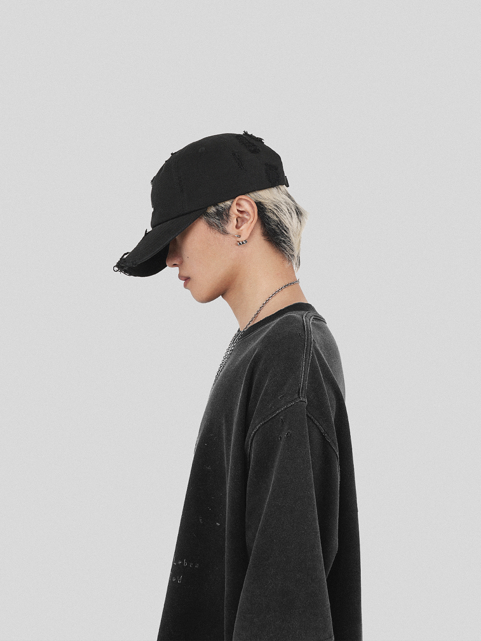 UNDERWATER SS23 RIPPED WASHED CAP