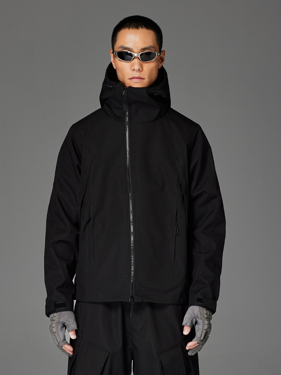 Sidewinder Diagonal-Zip Storm Jacket