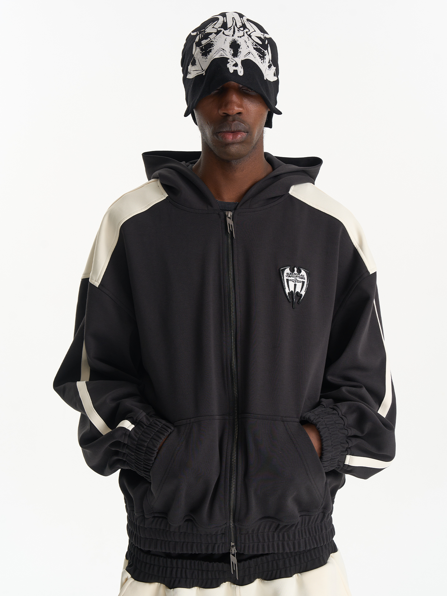 Bat Collaboration Color-Block Sport Jacket