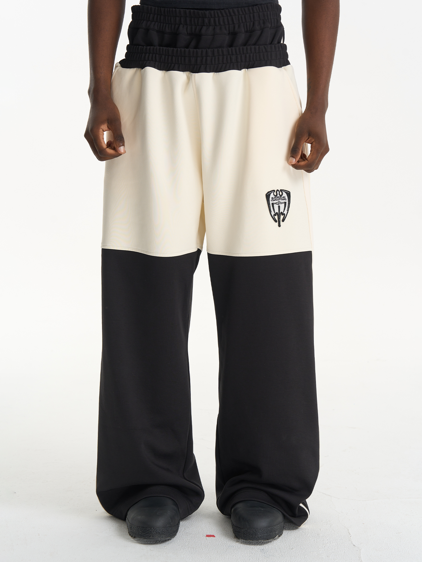 Bat Collaboration Color-Block Sport Pants