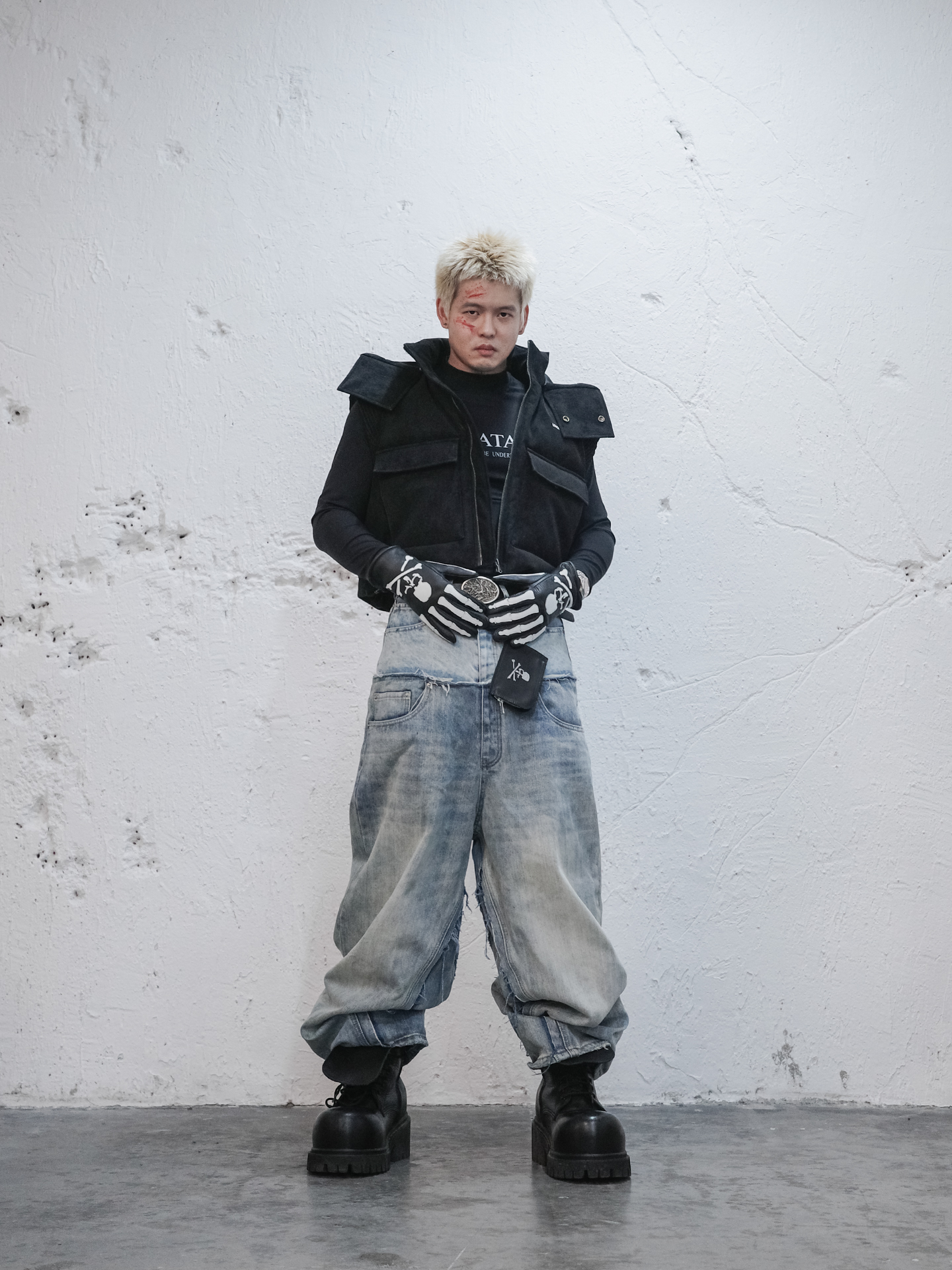 Demon Horned Puffer Vest